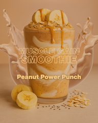 Peanut Power Punch (Standard Muscle Gain Protein Smoothie)